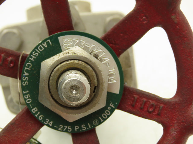 Ladish 8273-0714-10A Gate Valve Stainless Steel 1" NPT 275 psi @ 100°F Class 150