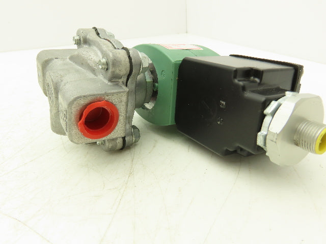 Asco Redhat JKF8215G010 Solenoid Valve 2-Way 25 PSI 3/8 NPT 24 NC VDC