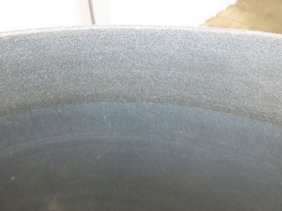 32"W x 178'L Conveyor Belt Foam Backed Soft Top Rubber Cover Black