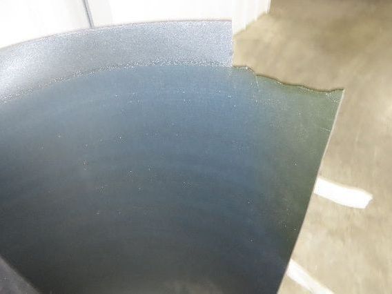 32"W x 178'L Conveyor Belt Foam Backed Soft Top Rubber Cover Black
