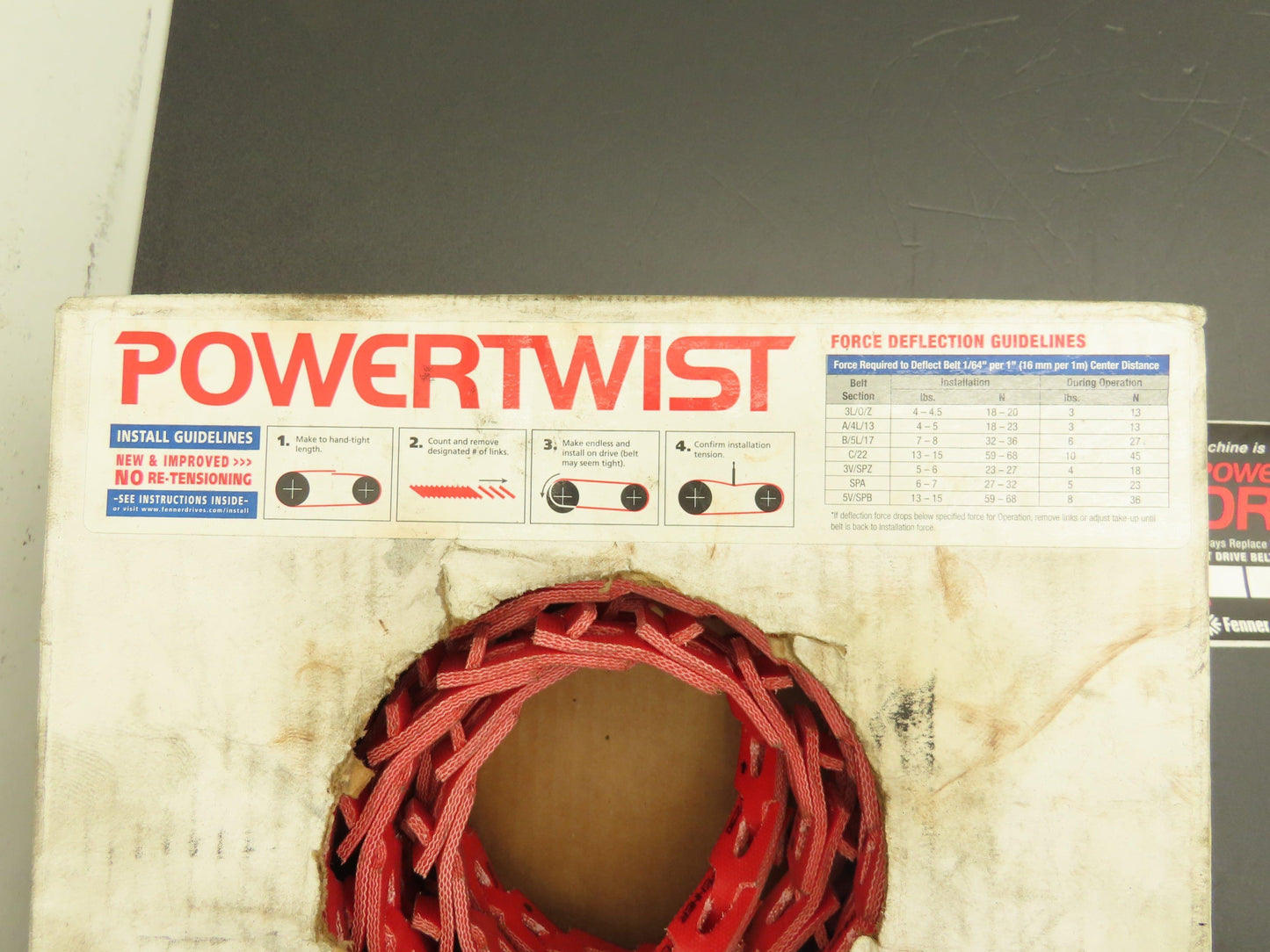 Fenner Drives 7290 B/17 PowerTwist Adjustable Link V-Belt 25'