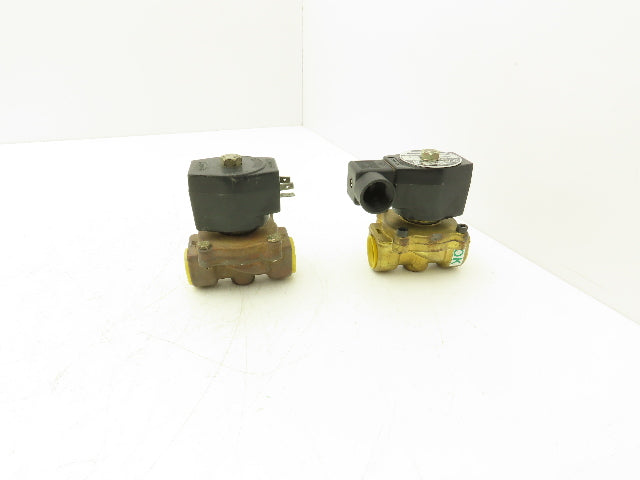 Snap-Tite 2352R-6NB-AJG1 Solenoid Valve 2 Way 150 PSI 3/4 NPT NC 120V Lot of 2