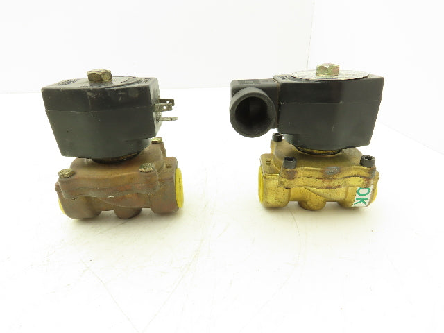 Snap-Tite 2352R-6NB-AJG1 Solenoid Valve 2 Way 150 PSI 3/4 NPT NC 120V Lot of 2