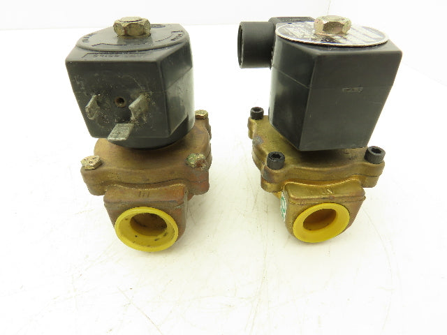 Snap-Tite 2352R-6NB-AJG1 Solenoid Valve 2 Way 150 PSI 3/4 NPT NC 120V Lot of 2