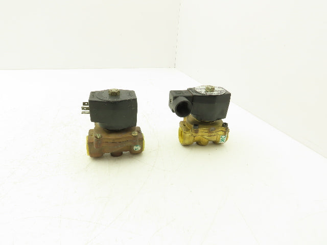 Snap-Tite 2352R-6NB-AJG1 Solenoid Valve 2 Way 150 PSI 3/4 NPT NC 120V Lot of 2