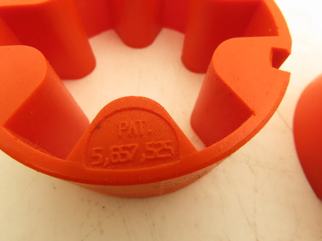 Atra-Flex M-1 Flexible Shaft Coupling 1-3/4" Bore Insert Yellow Orange Lot of 3
