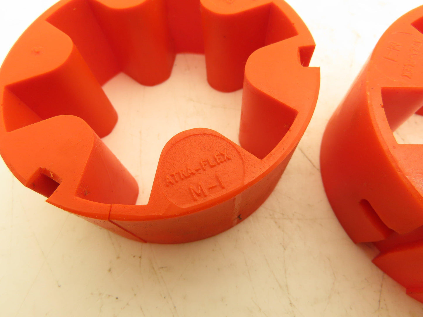 Atra-Flex M-1 Flexible Shaft Coupling 1-3/4" Bore Insert Yellow Orange Lot of 3