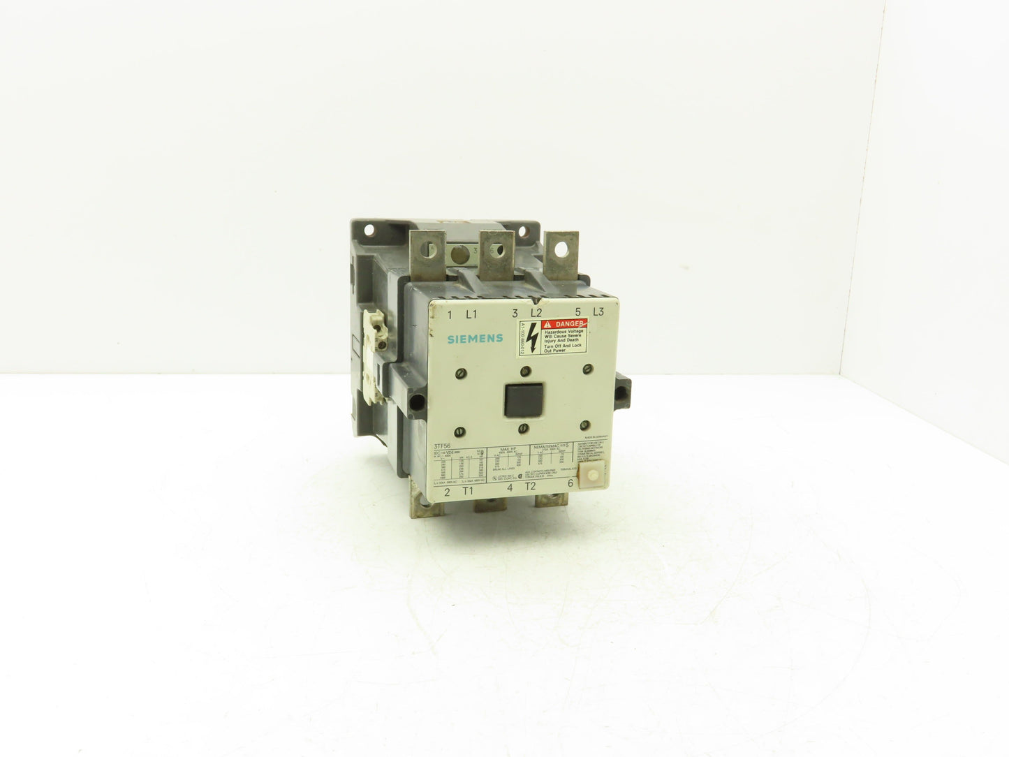 Siemens 3TF56 Motor Starter Contactor 400A-600VAC Max Size 5 120V Coil