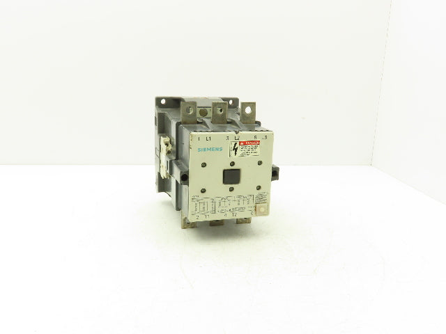 Siemens 3TF56 Motor Starter Contactor 400A-600VAC Max Size 5 120V Coil