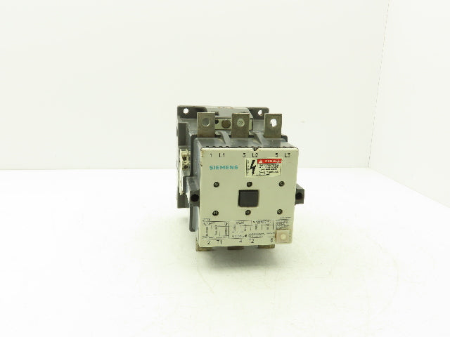Siemens 3TF56 Motor Starter Contactor 400A-600VAC Max Size 5 120V Coil