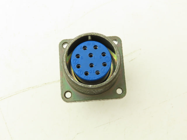 Amphenol Industrial MS3100A18-1S Receptacle Fem Socket 10 Pin Threaded Lot of 3