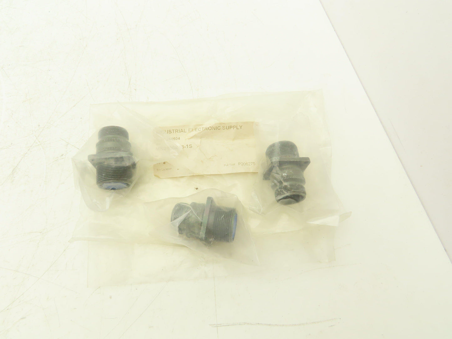 Amphenol Industrial MS3100A18-1S Receptacle Fem Socket 10 Pin Threaded Lot of 3