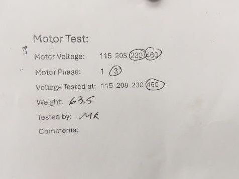Reliance Electric P18G11B AC Motor 3Hp 1750rpm 230/460v 3Ph 182T 9.2/4.6A 1.15SF