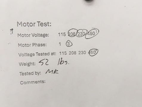 Leeson Gearmotor .5Hp 230/460V 15:1 Boston Gear Reducer 115rpm Dual Shaft 56C