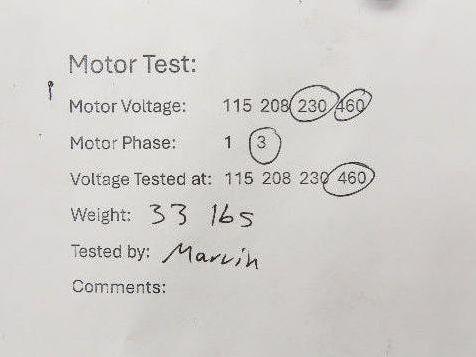 Nord 1S50A-80 L/4 Gearmotor 6.8:1 Reducer 257rpm 1Hp 230/460V Hollow Shaft