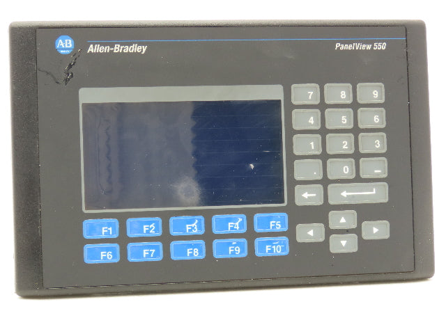 Allen Bradley 2711-B5A1X PanelView 550 HMI Control Panel Ser H Rev D FRN 4.41