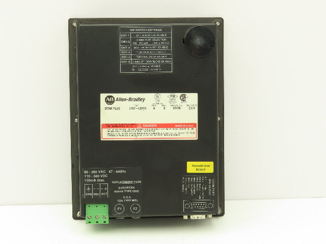Allen Bradley 2707-L8P2X DTAM Plus HMI Control Panel Ser B Rev B