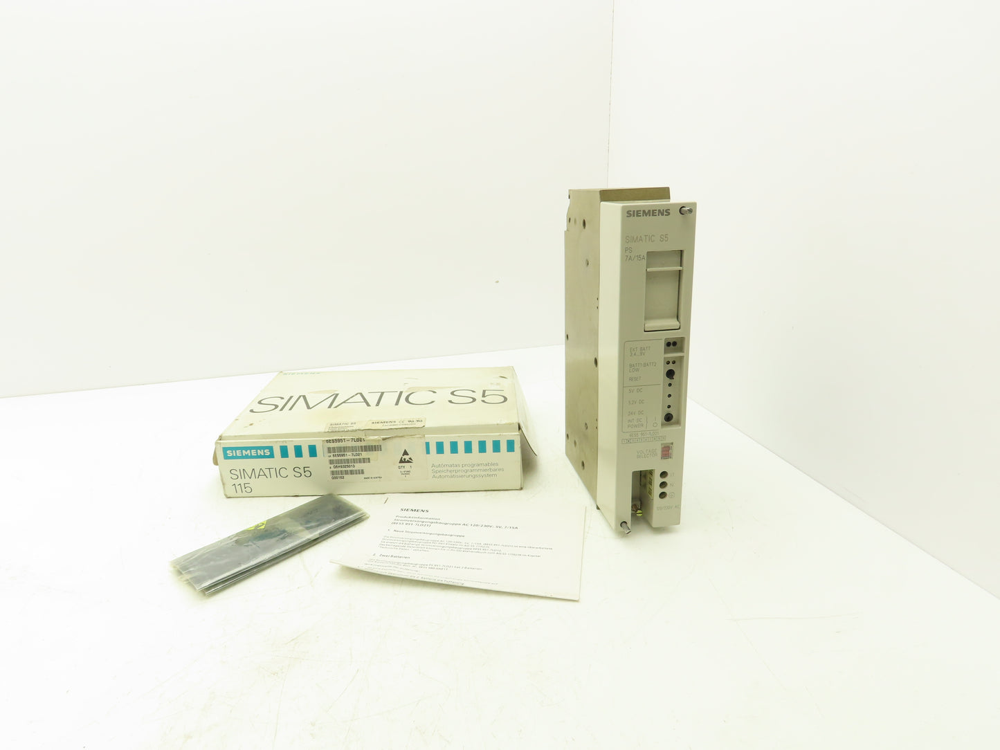 Siemens 1P6ES5951-7LD21 Power Supply Module Simatic S5 115 PS 120-230V