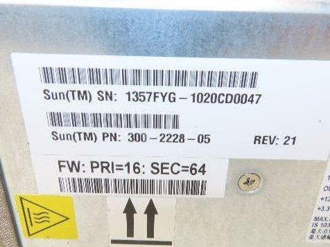 Oracle Sun AA25420L Server Power Supply 1030W @ 120v 2060W @ 240v From X4470
