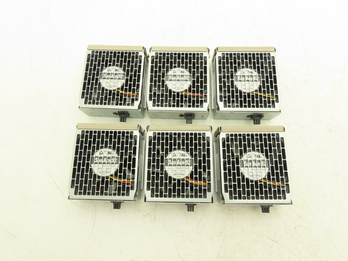 Oracle Sun 541-3539-02 Fans 92mm Caddy From X4470 Server Hot-Swappable Lot of 6
