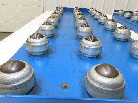 31"x 34.5" Ball Transfer Conveyor Table 4" Ball Centers Lot of 3-Inserts