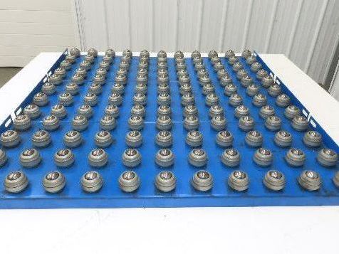 33"x 34" Ball Transfer Conveyor Table 3" Ball Centers Lot of 3-Inserts