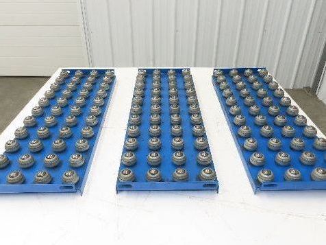 33"x 34" Ball Transfer Conveyor Table 3" Ball Centers Lot of 3-Inserts