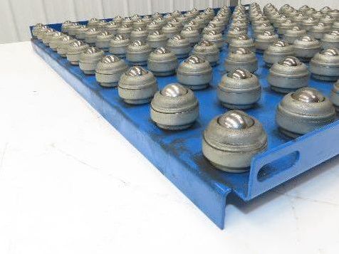 33"x 34" Ball Transfer Conveyor Table 3" Ball Centers Lot of 3-Inserts