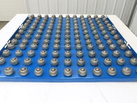 33"x 34" Ball Transfer Conveyor Table 3" Ball Centers Lot of 3-Inserts
