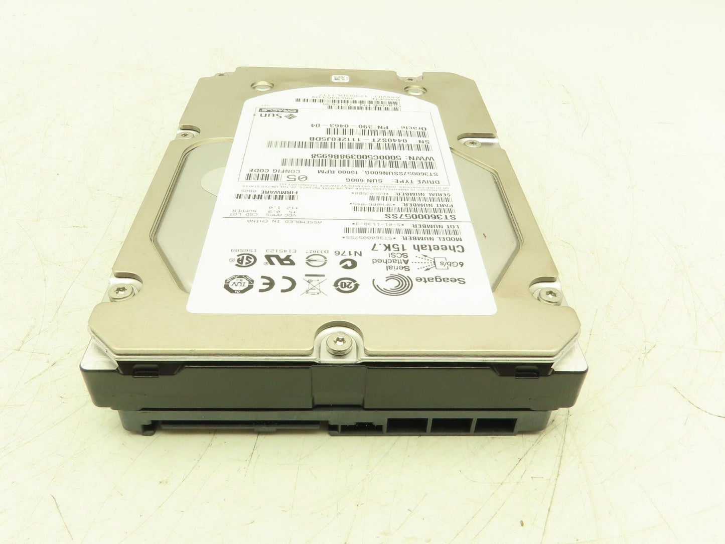 Sun/Seagate ST3600057SS Cheetah 15K.7 Hard Drive SAS 15k rpm 3.5" 600Gb F/W 0805