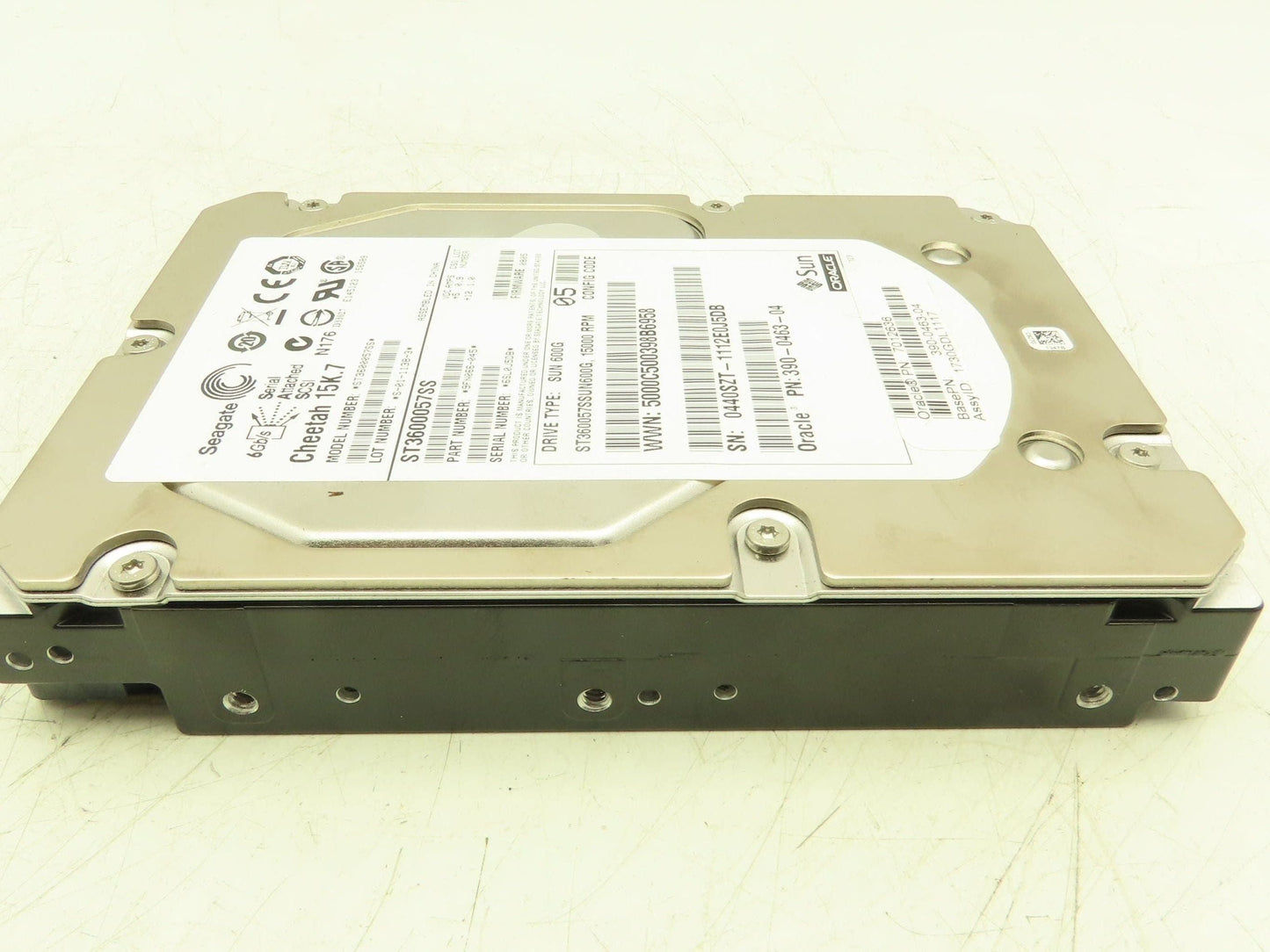 Sun/Seagate ST3600057SS Cheetah 15K.7 Hard Drive SAS 15k rpm 3.5" 600Gb F/W 0805