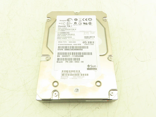 Sun/Seagate ST3600057SS Cheetah 15K.7 Hard Drive SAS 15k rpm 3.5" 600Gb F/W 0805