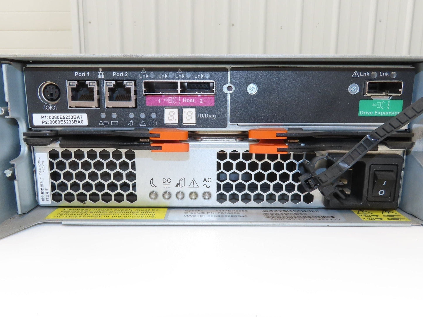 Sun Chassis 100120-113 12-Bay SAS RAID 3.5" NO HDDs