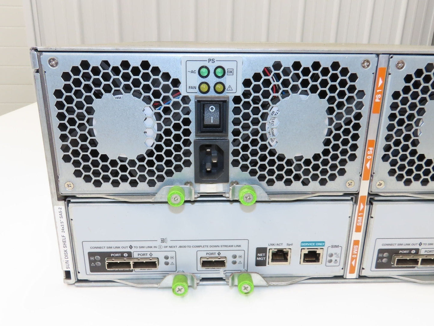 Sun Disk Shelf SAS 24-Bay 3.5" Storage Unit NO HDDs NO CADDIES