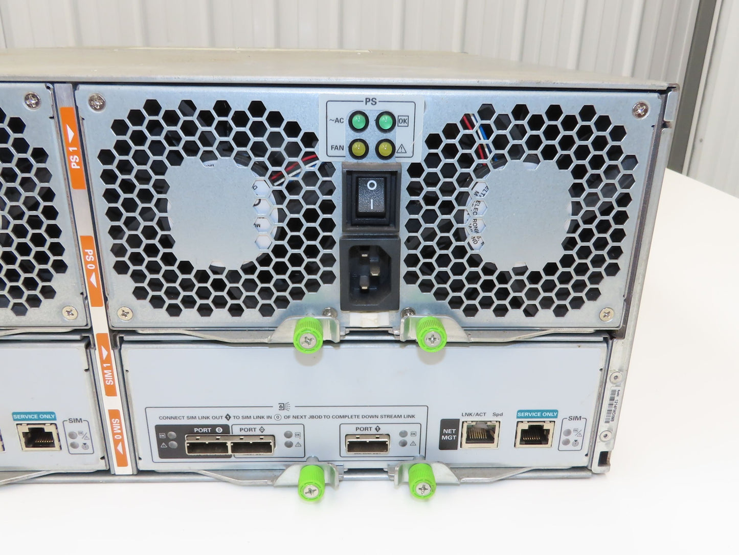 Sun Disk Shelf SAS 24-Bay 3.5" Storage Unit NO HDDs NO CADDIES