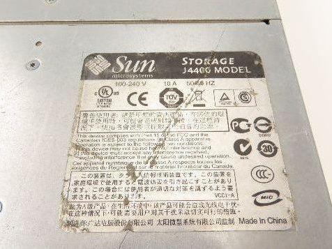Sun Microsystems J4400 24-Bay 3.5" SAS Storage Unit Rackmount NO HDDs NO CADDIES
