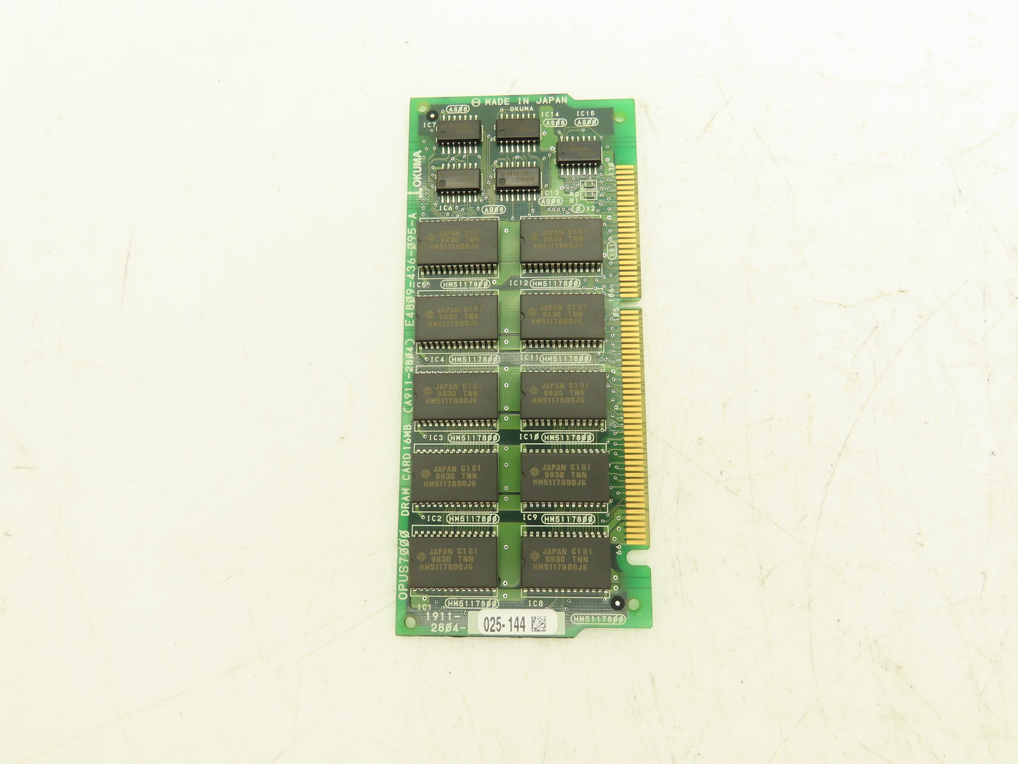Okuma E4809-436-095-A Opus7000 DRAM Card 16MB
