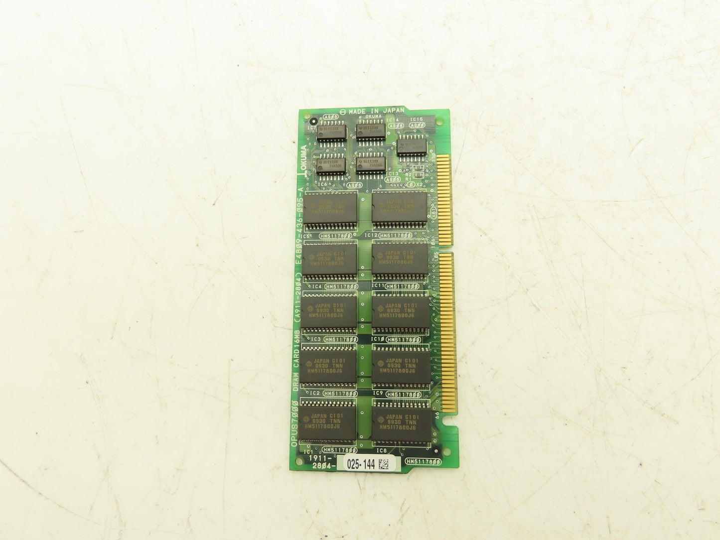 Okuma E4809-436-095-A Opus7000 DRAM Card 16MB