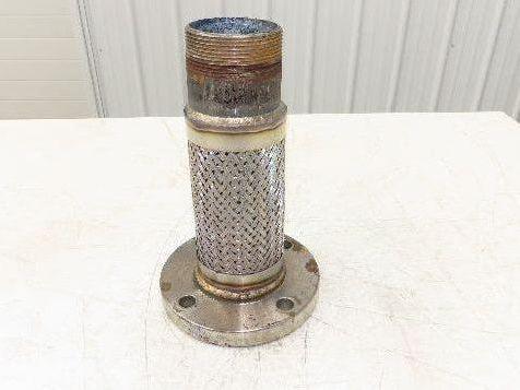 Weldbend 3" NPT x 3" Flanged Stainless Flex Hose Pipe Expansion Joint 4-Bolt 150