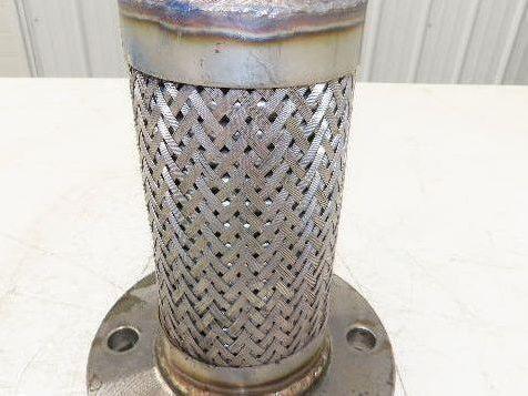 Weldbend 3" NPT x 3" Flanged Stainless Flex Hose Pipe Expansion Joint 4-Bolt 150