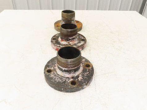 Weldbend 3" Butt Weld Flange x 3" NPT Pipe Nipple 4"Height #150 Lot of 3