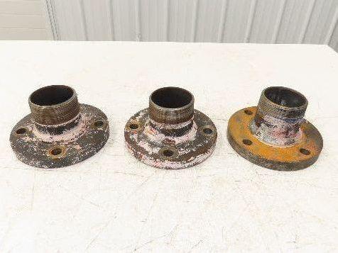 Weldbend 3" Butt Weld Flange x 3" NPT Pipe Nipple 4"Height #150 Lot of 3