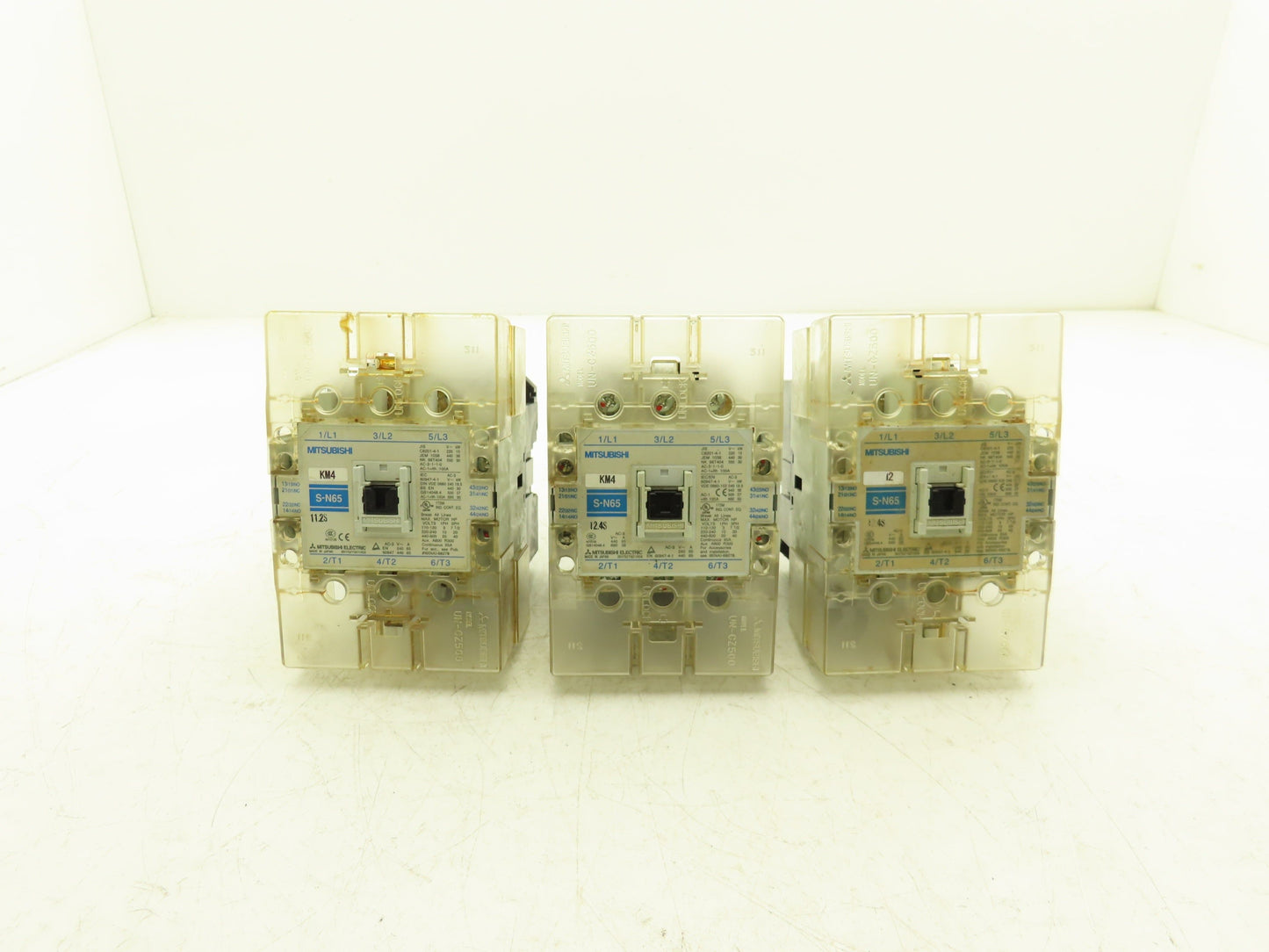Mitsubishi Electric S-N65 Contactor 40Hp 95A 600vAC Lot of 3