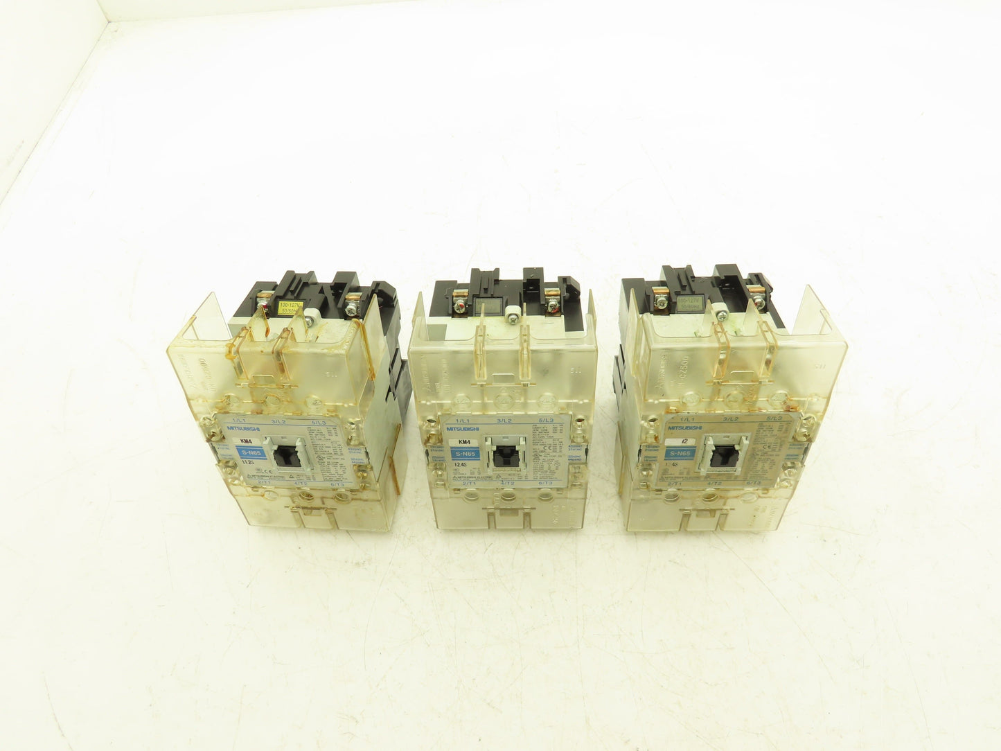 Mitsubishi Electric S-N65 Contactor 40Hp 95A 600vAC Lot of 3