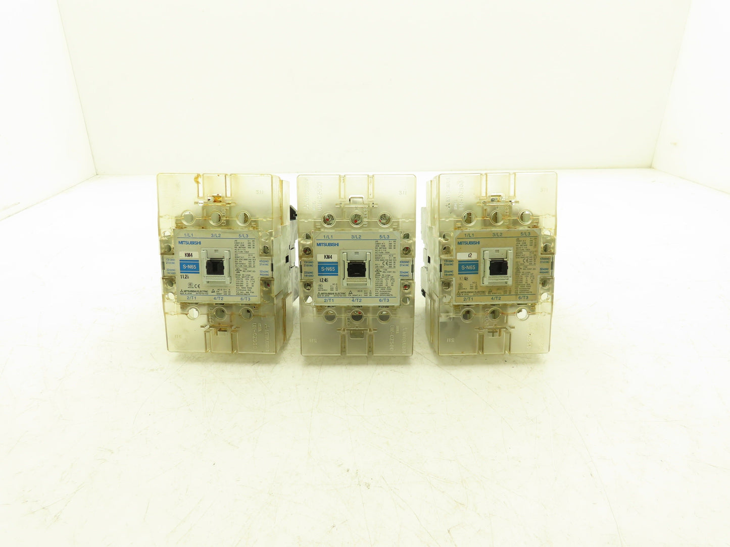 Mitsubishi Electric S-N65 Contactor 40Hp 95A 600vAC Lot of 3