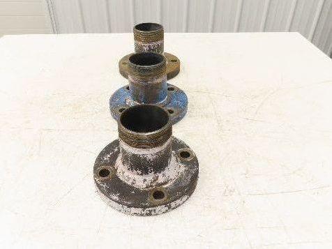 Weldbend 3" Butt Weld Flange x 3" NPT Pipe Nipple 5"Height #150 Lot of 3
