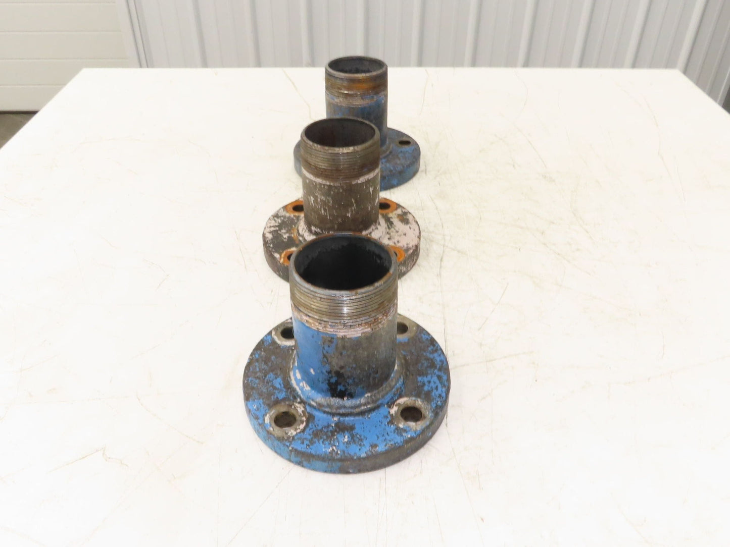Weldbend 3" Butt Weld Flange x 3" NPT Pipe Nipple 6"Height #150 Lot of 3