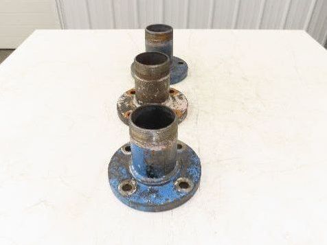 Weldbend 3" Butt Weld Flange x 3" NPT Pipe Nipple 6"Height #150 Lot of 3