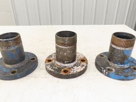 Weldbend 3" Butt Weld Flange x 3" NPT Pipe Nipple 6"Height #150 Lot of 3