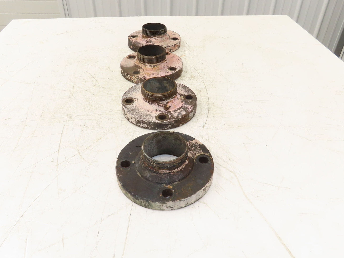 Weldbend 3" Butt Weld Flange x 3" NPT Pipe Nipple #150 Lot of 4